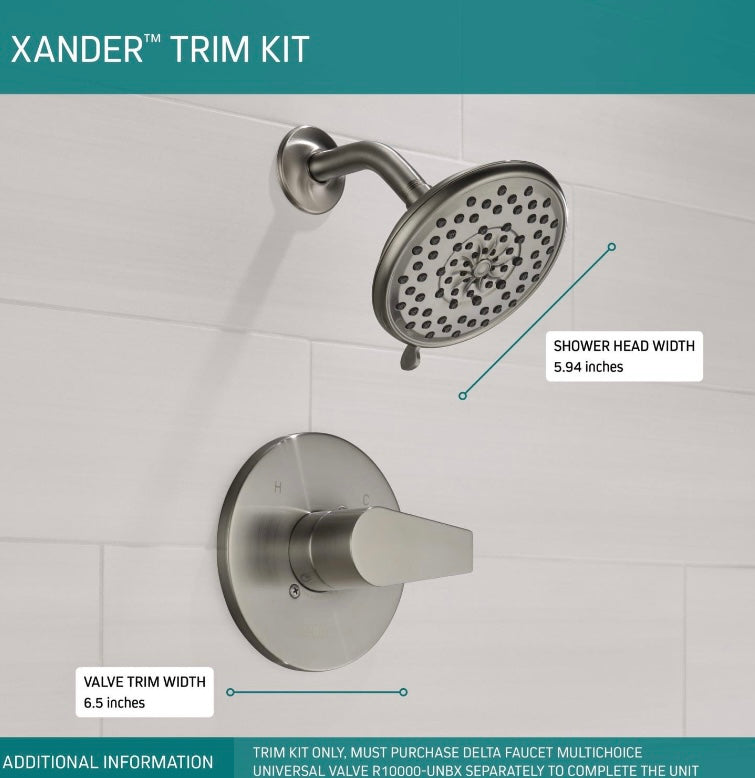 Retail Le$$ - Brushed nickel shower head hardware