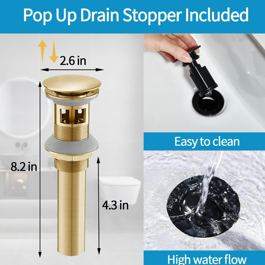 Retail Le$$ - Gold brushed nickel faucet