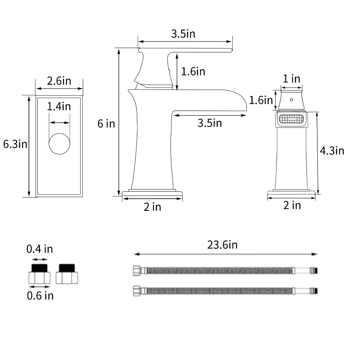 Retail Le$$ - Gold brushed nickel faucet