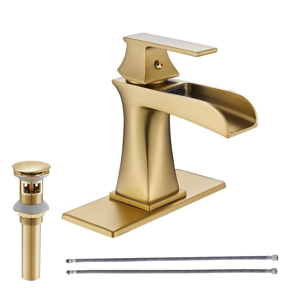 Retail Le$$ - Gold brushed nickel faucet