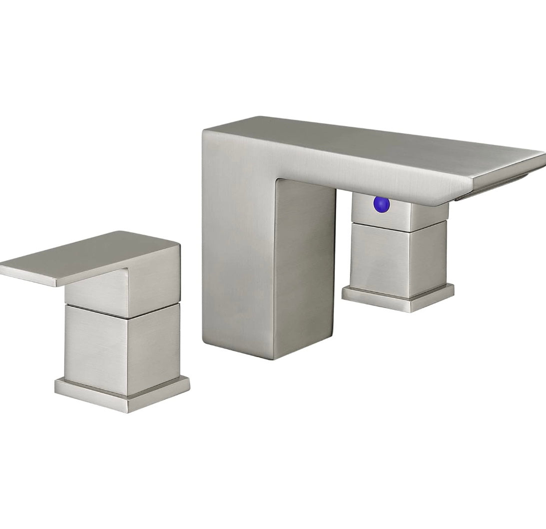 Retail Le$$ - Brushed nickel 3 hole faucet