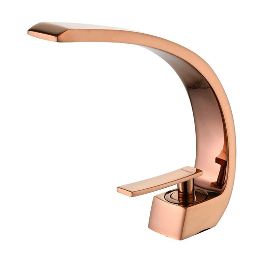 Retail Le$$ - Rose Gold curved faucet