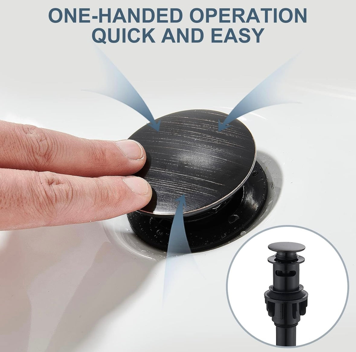 Retail Le$$ - Black single oil rubbed bronze faucet