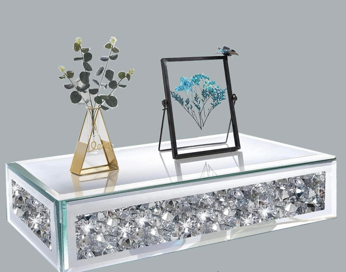 Retail Le$$ - Mirrored glass shelf