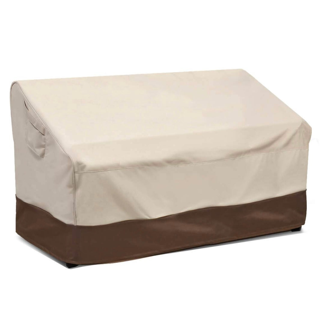 Retail Le$$ - beige brown loveseat cover
