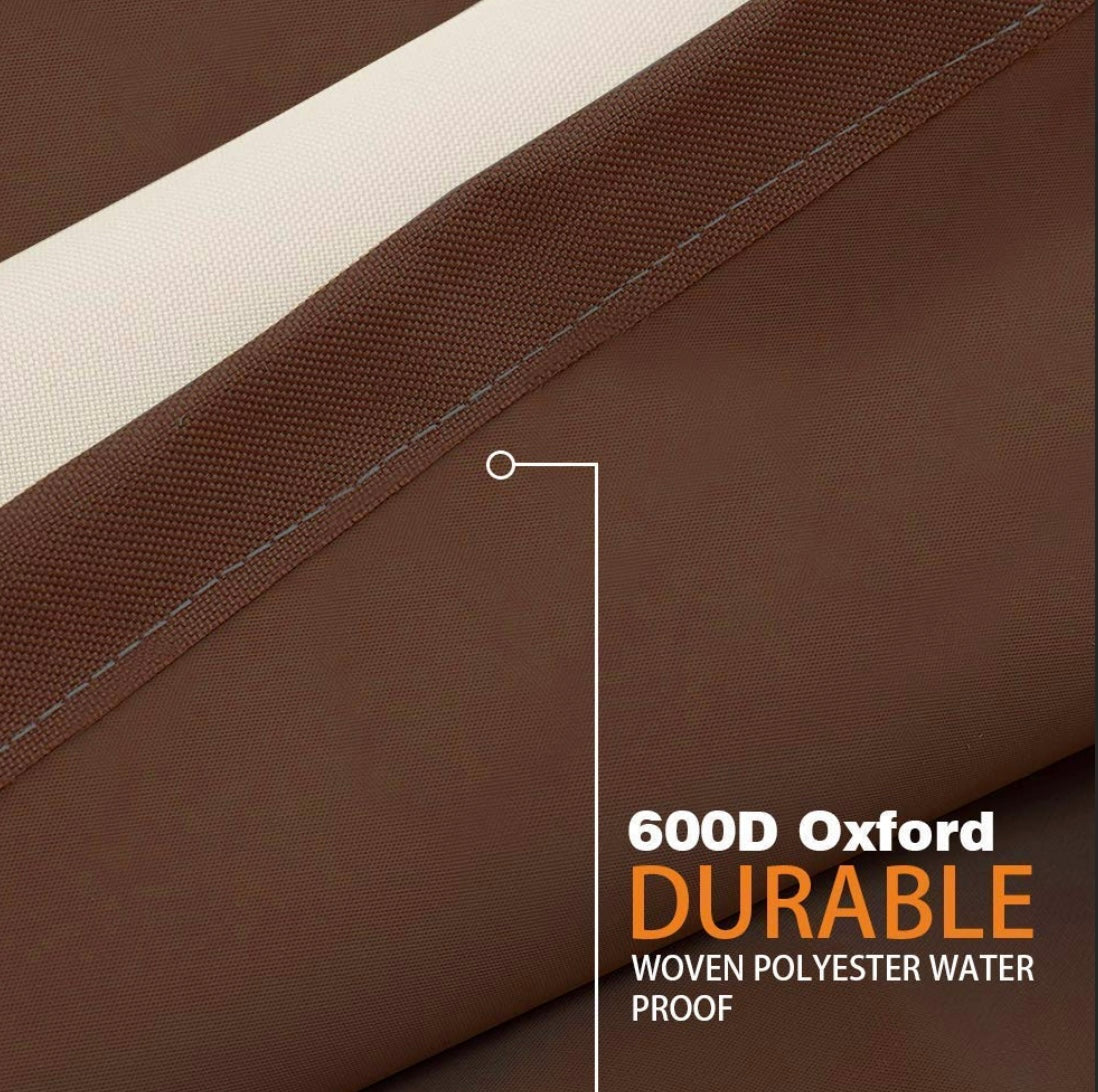 Retail Le$$ - beige brown loveseat cover