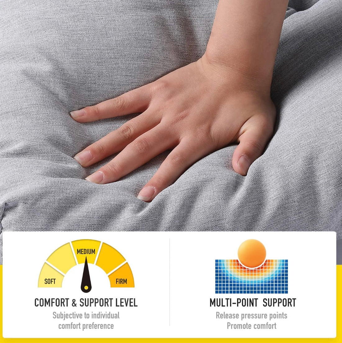 Retail Le$$ - Gray bench cushion