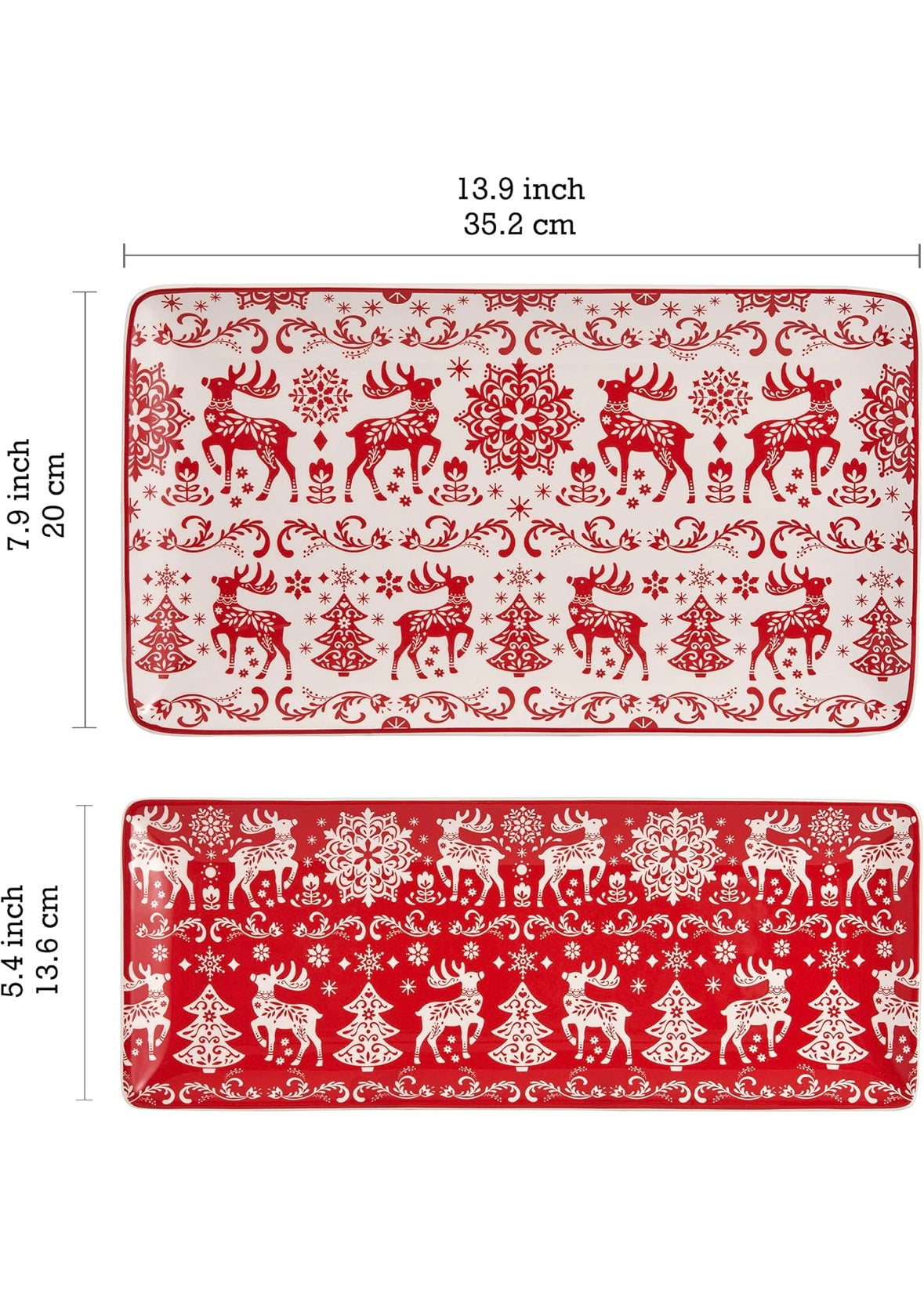 Christmas Ceramic Serving Platters