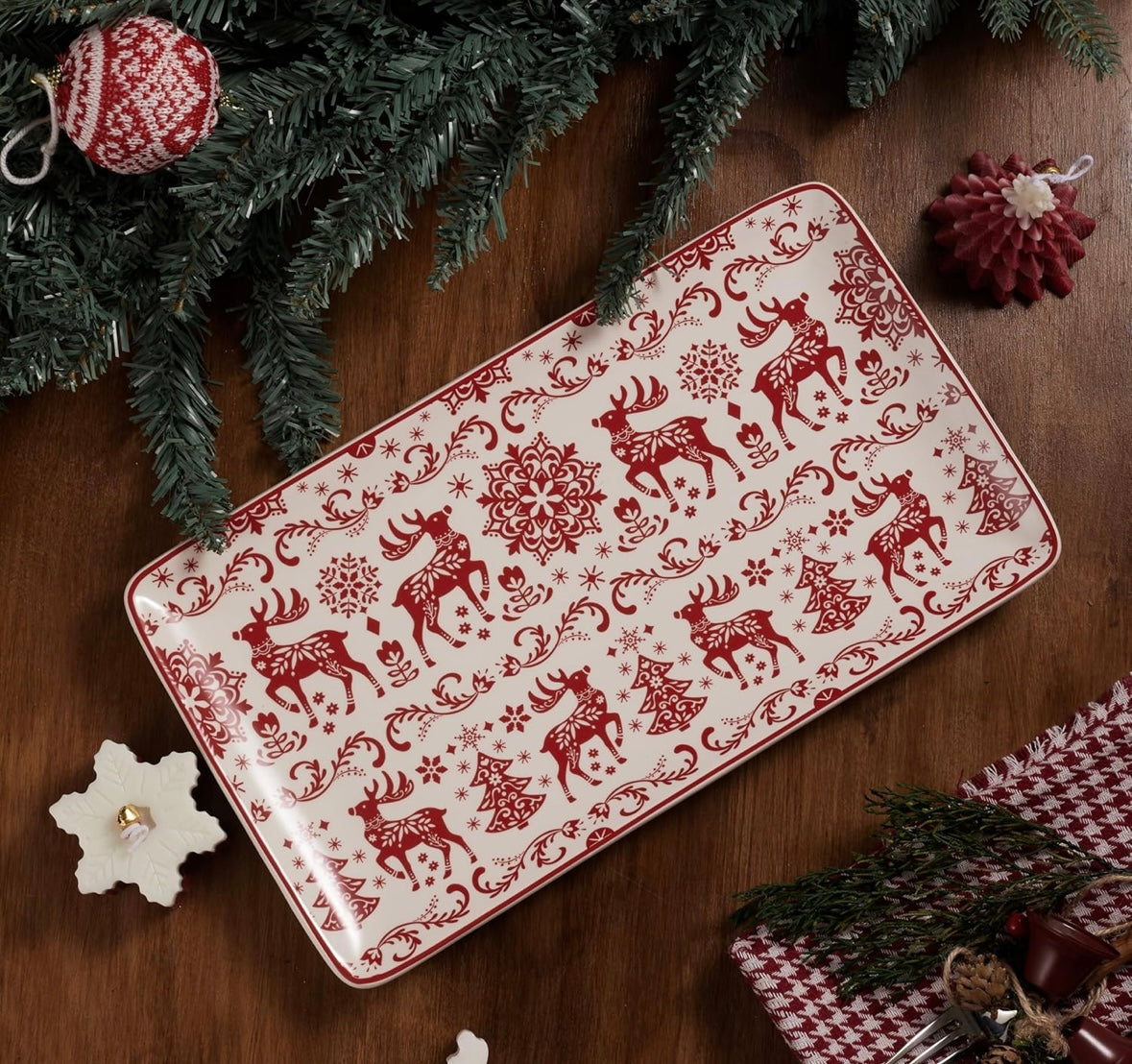 Christmas Ceramic Serving Platters