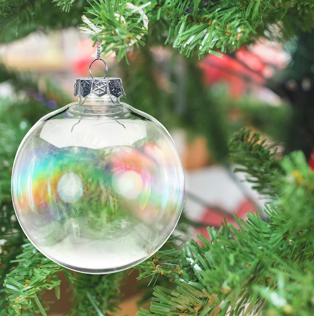 Ornements en plastique transparent Funtery