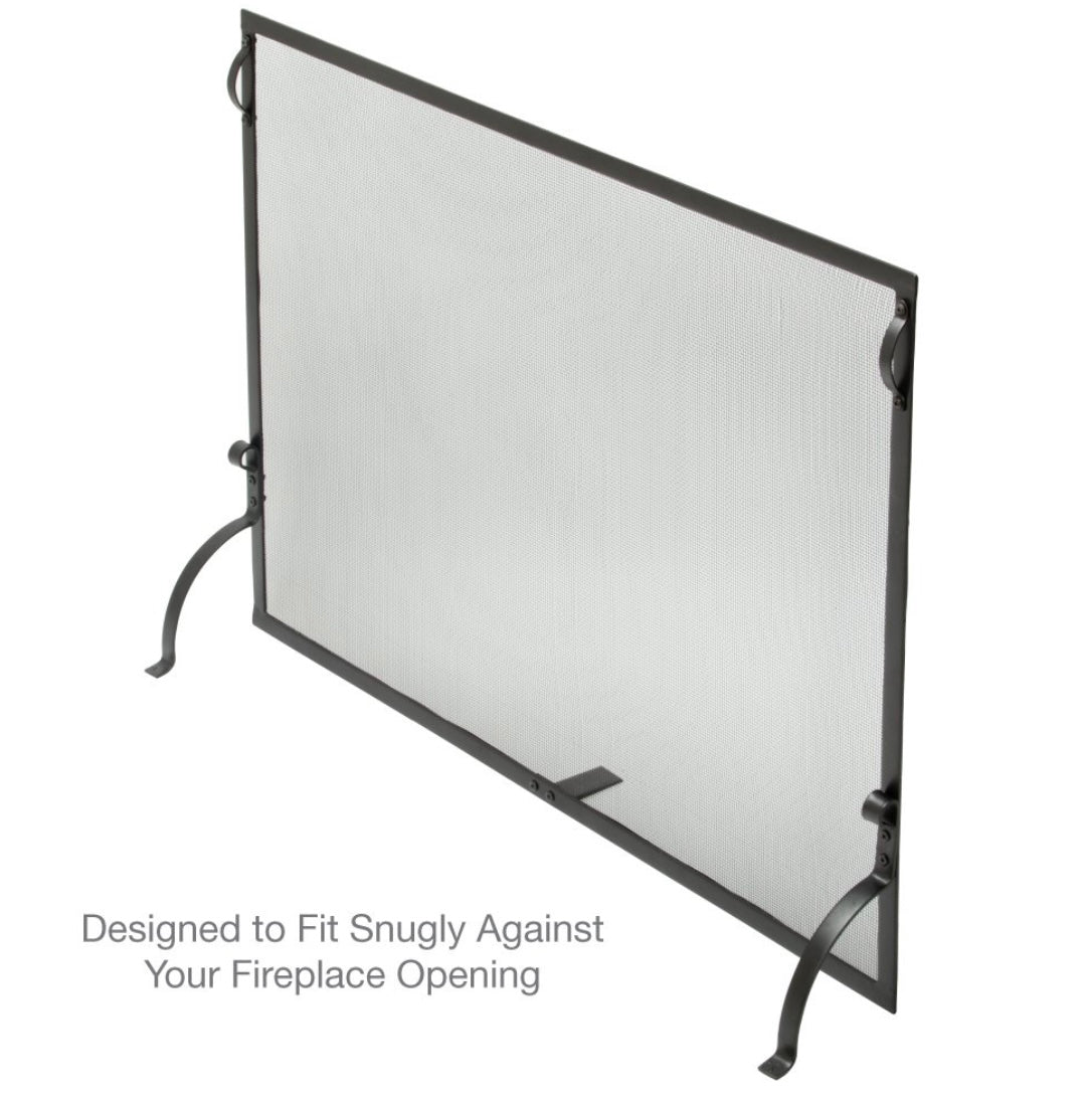 Glass Fireplace Screen