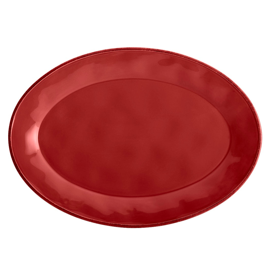 Retail Le$$ - Red oval serving platter