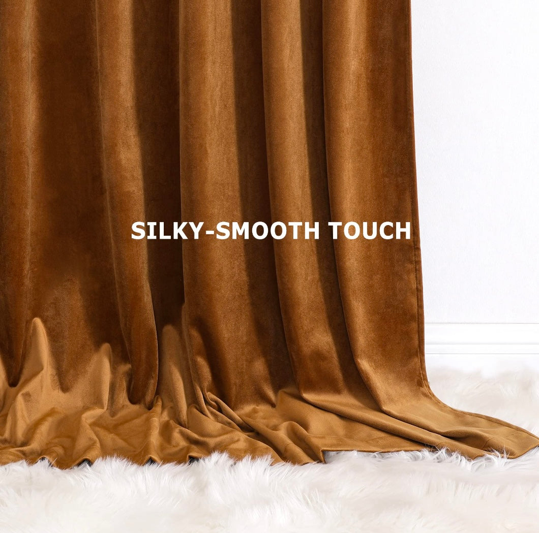 Vintage Velvet Curtains