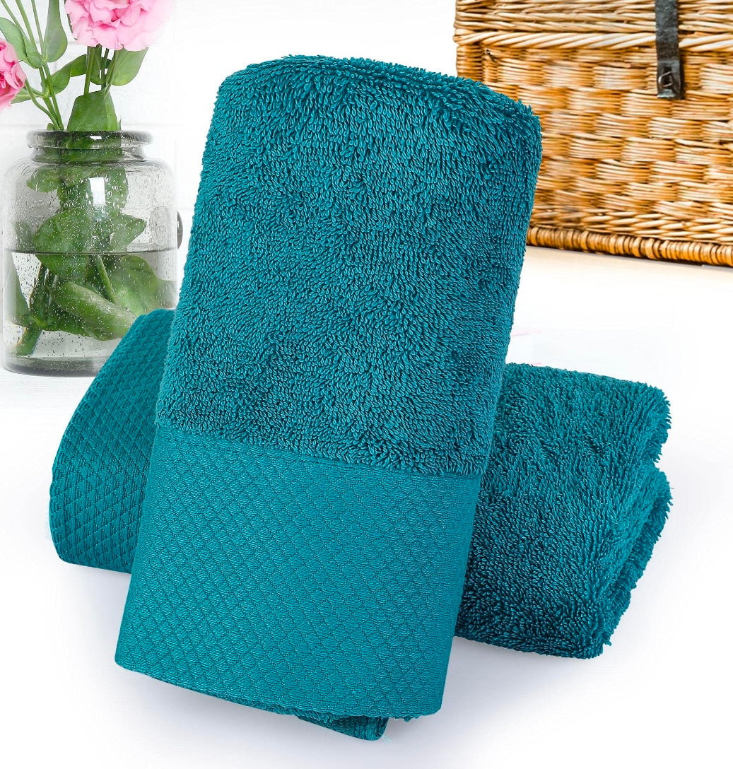 Retail Le$$ - Teal 2 pc hand towel set