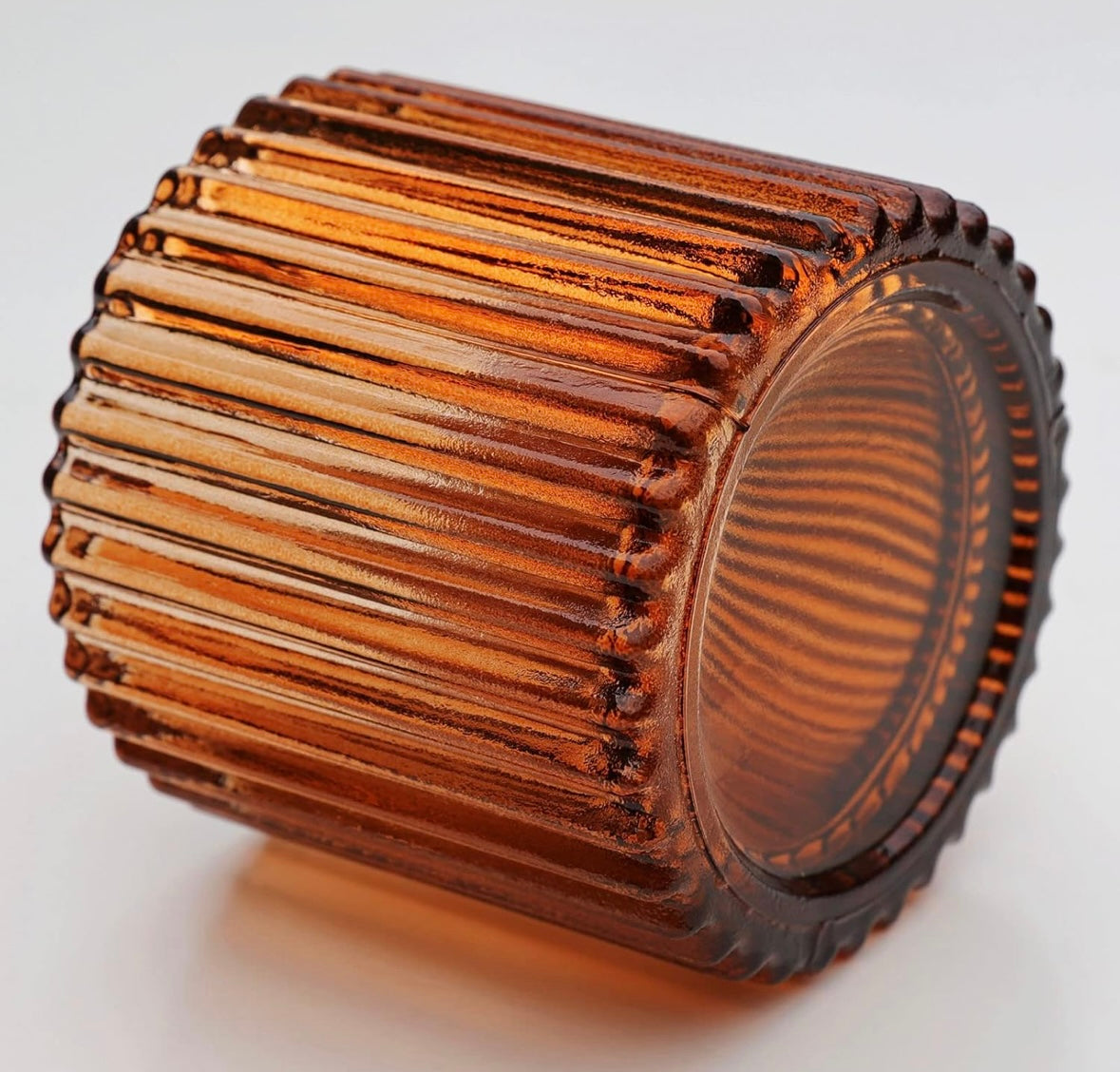 Amber Candle Holder Set