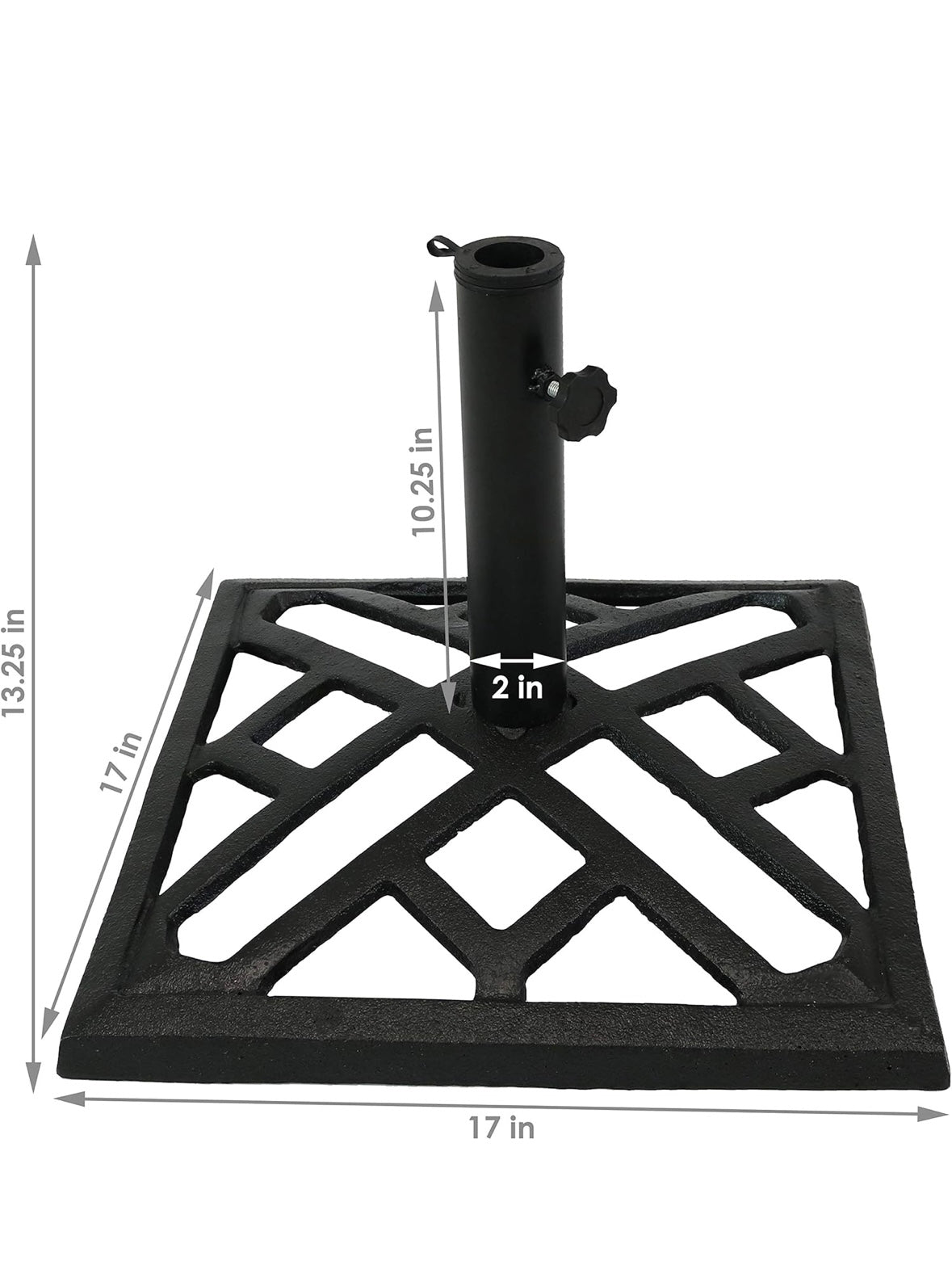 Retail Le$$ - Black metal umbrella base
