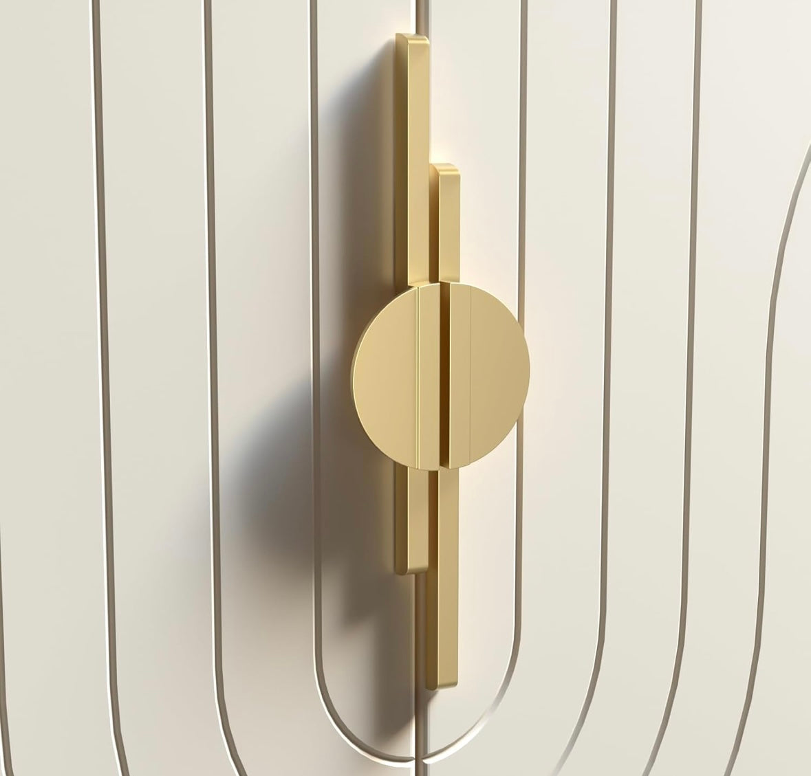 Gold Half Moon Cabinet Pulls