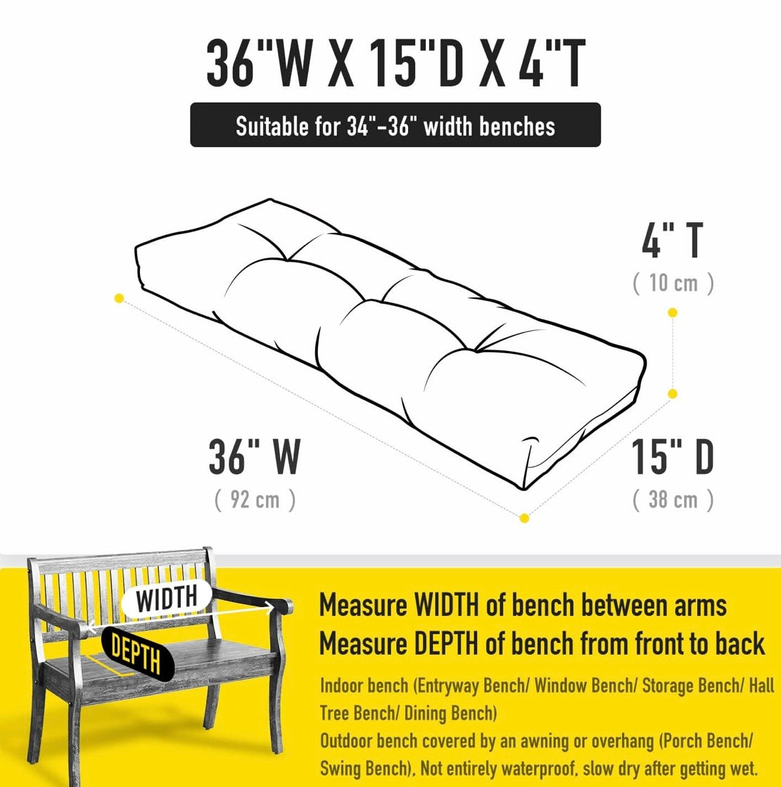 Retail Le$$ - Deep red bench cushion