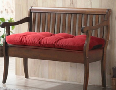 Retail Le$$ - Deep red bench cushion