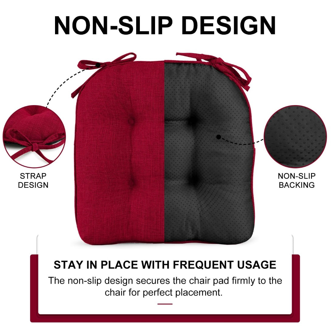 Indoor Tufted Chair Cushion