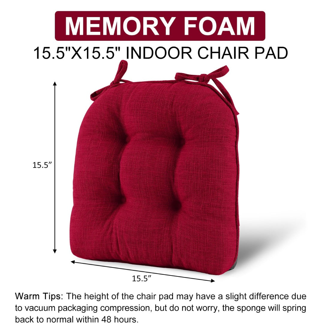 Indoor Tufted Chair Cushion