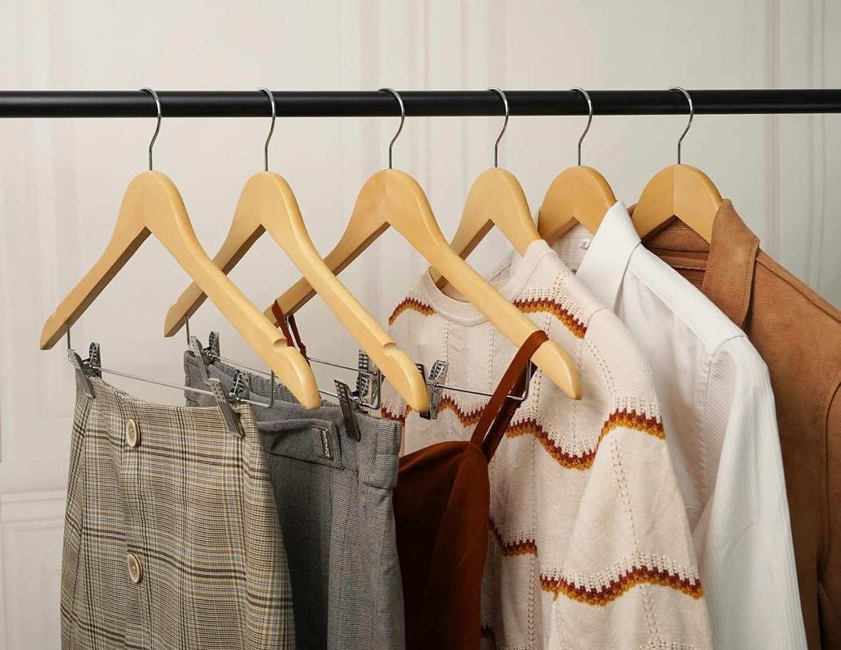 Retail Le$$-16-pc-wood-hangers