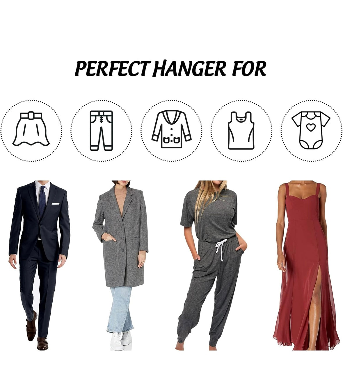 Retail Le$$-16-pc-wood-hangers