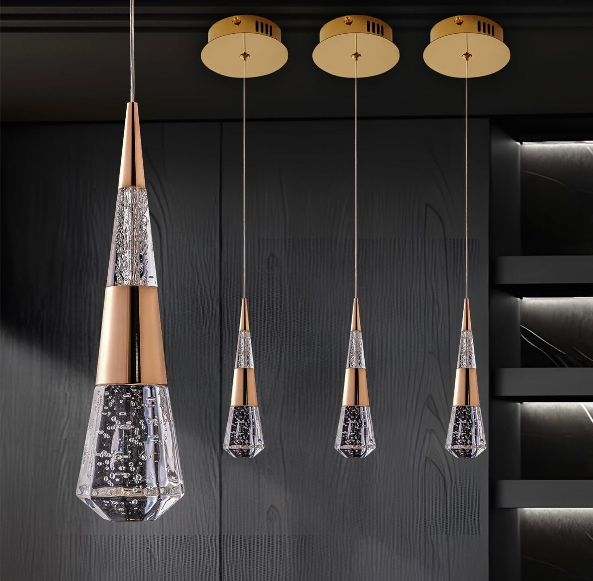 Retail Le$$-gold-pendant-lights-3-pack