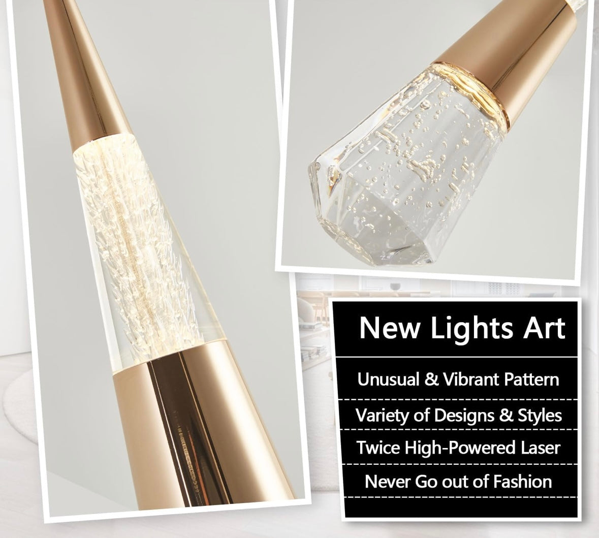 Retail Le$$-gold-pendant-lights-3-pack