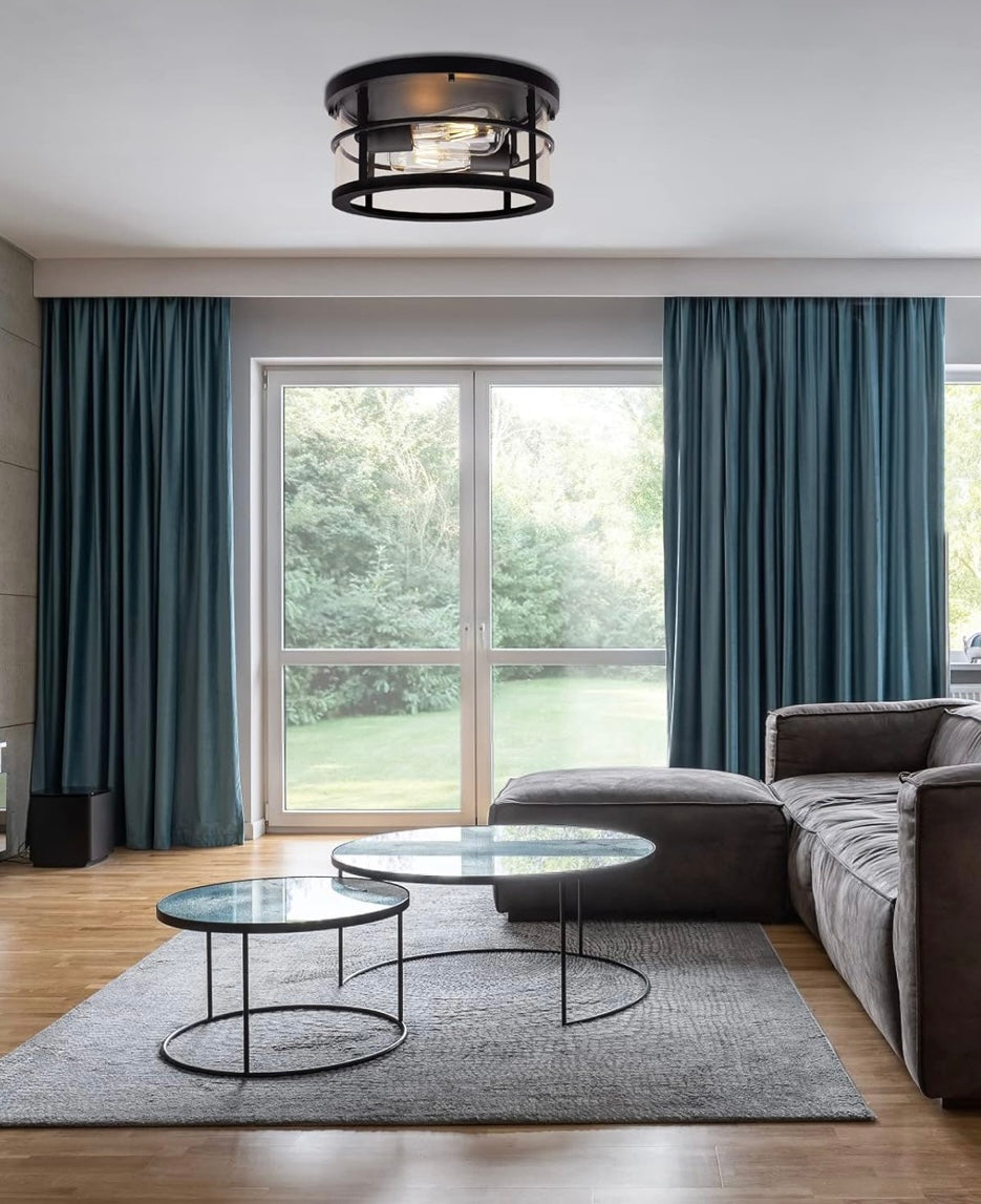 Retail Le$$-black-2-light-ceiling-light