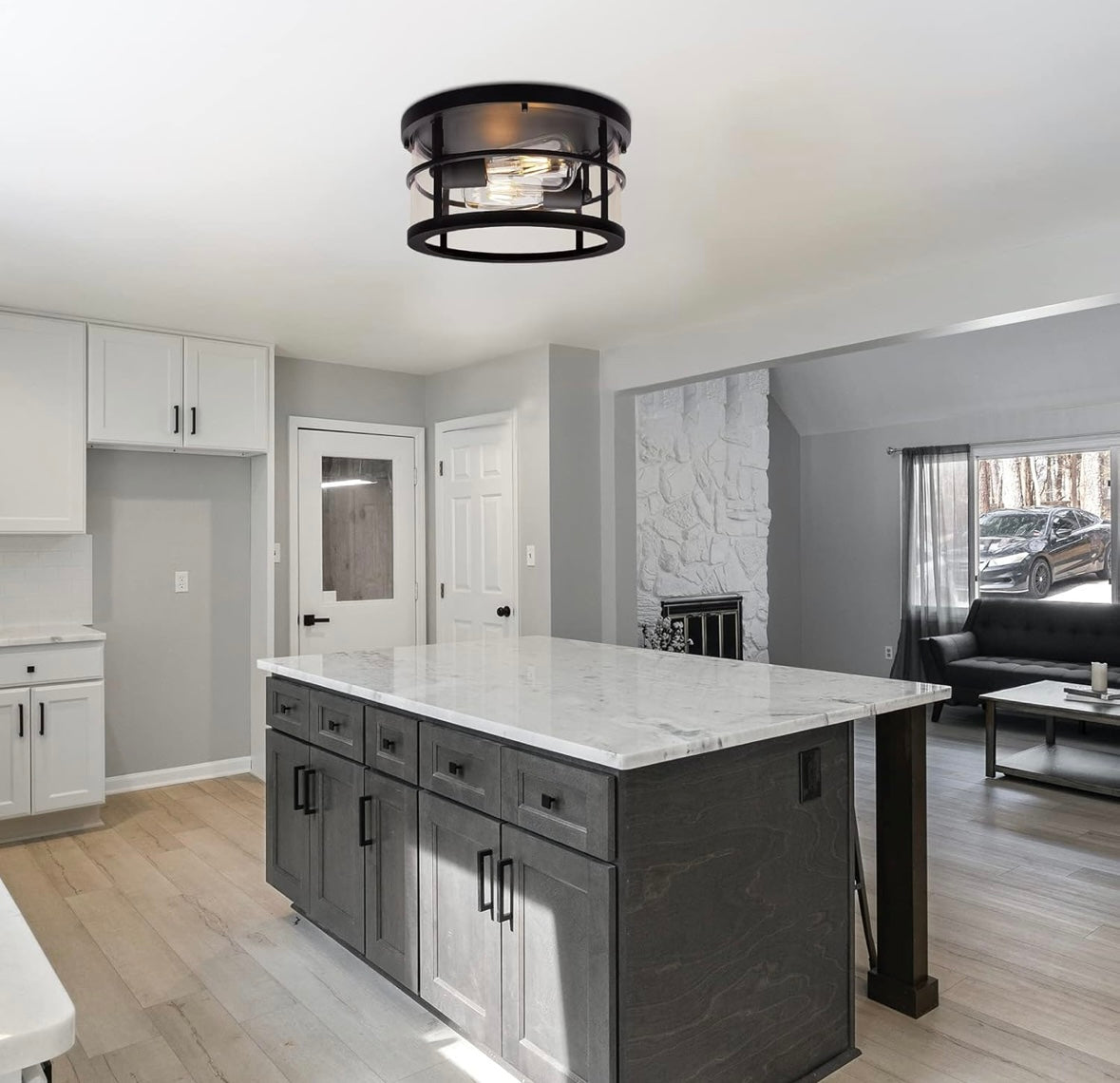 Retail Le$$-black-2-light-ceiling-light