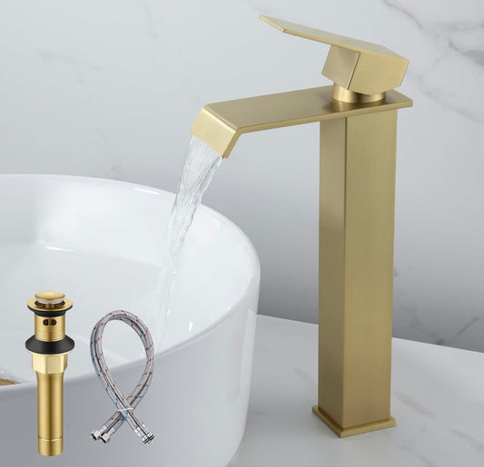 Gold Vessel Sink Faucet