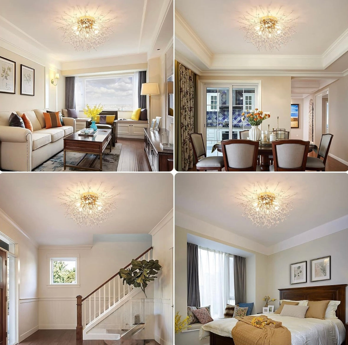 Sputnik Flush Mount Light