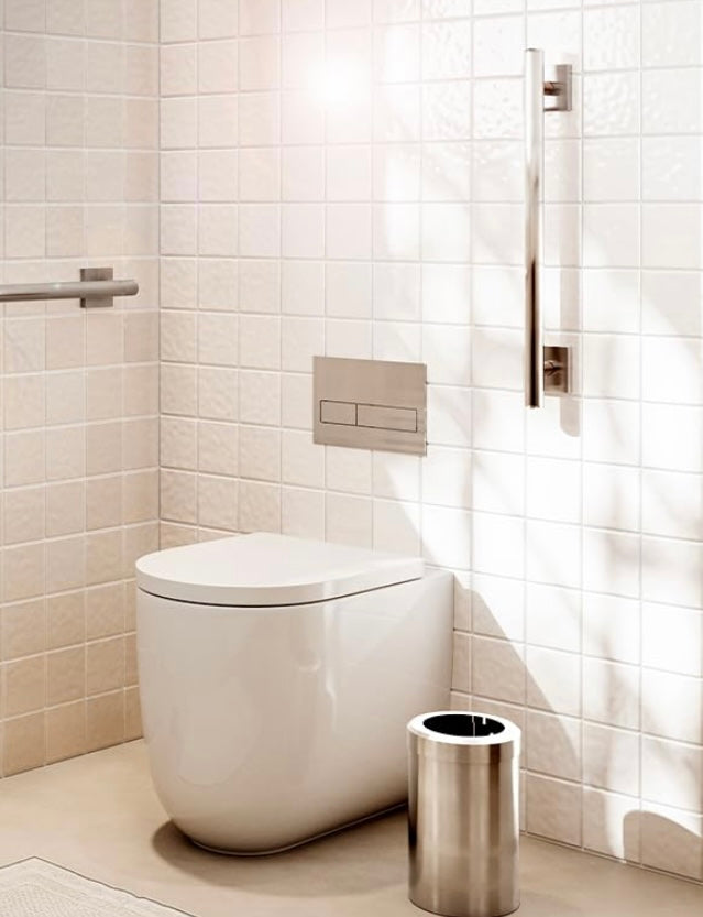 Gatco 12' Satin Nickel Grab Bar