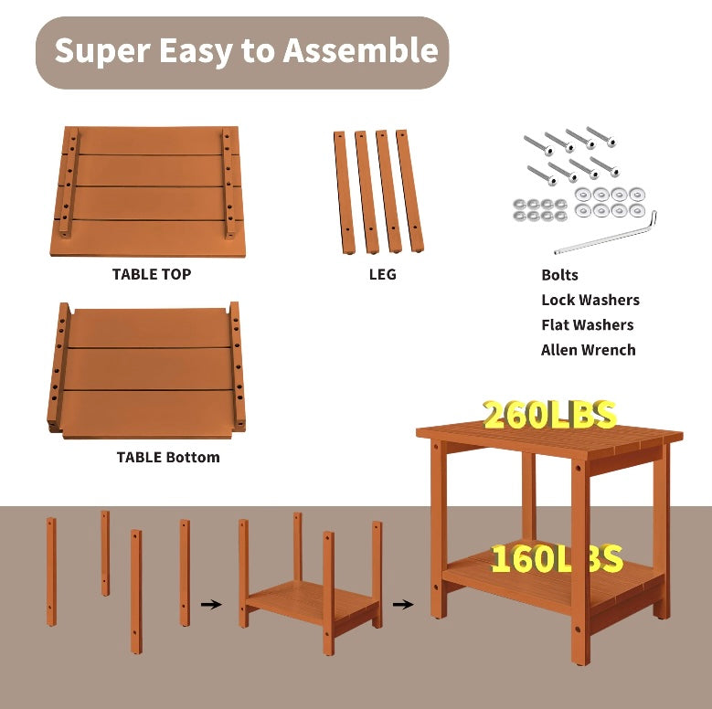 Retail Le$$ - Walnut side table
