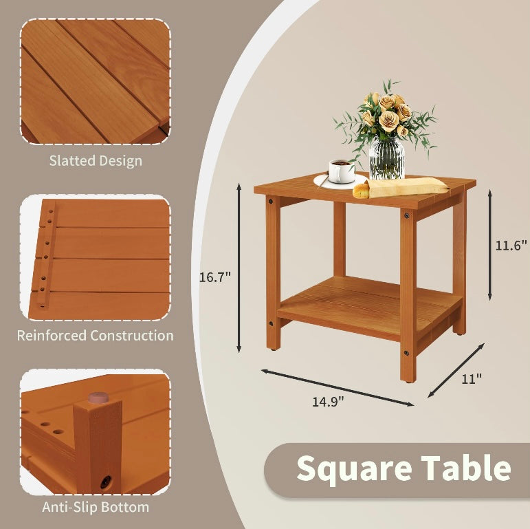 Retail Le$$ - Walnut side table