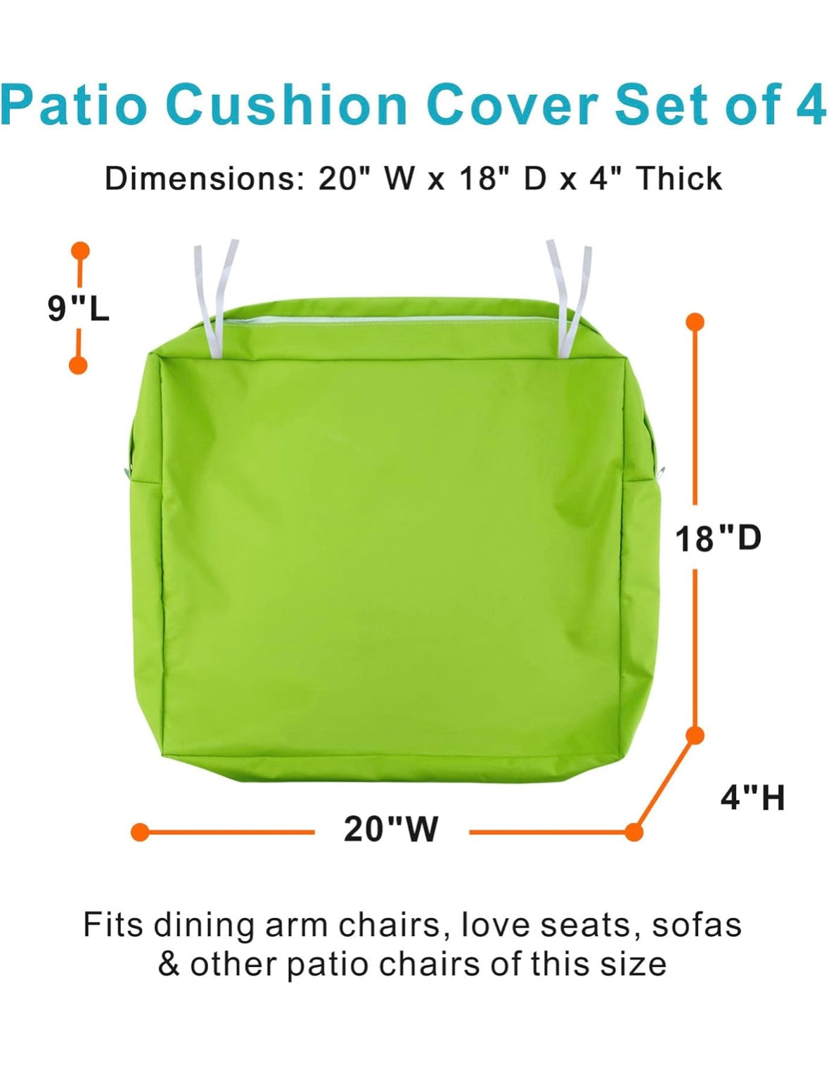 NettyPro Patio Cushion Covers