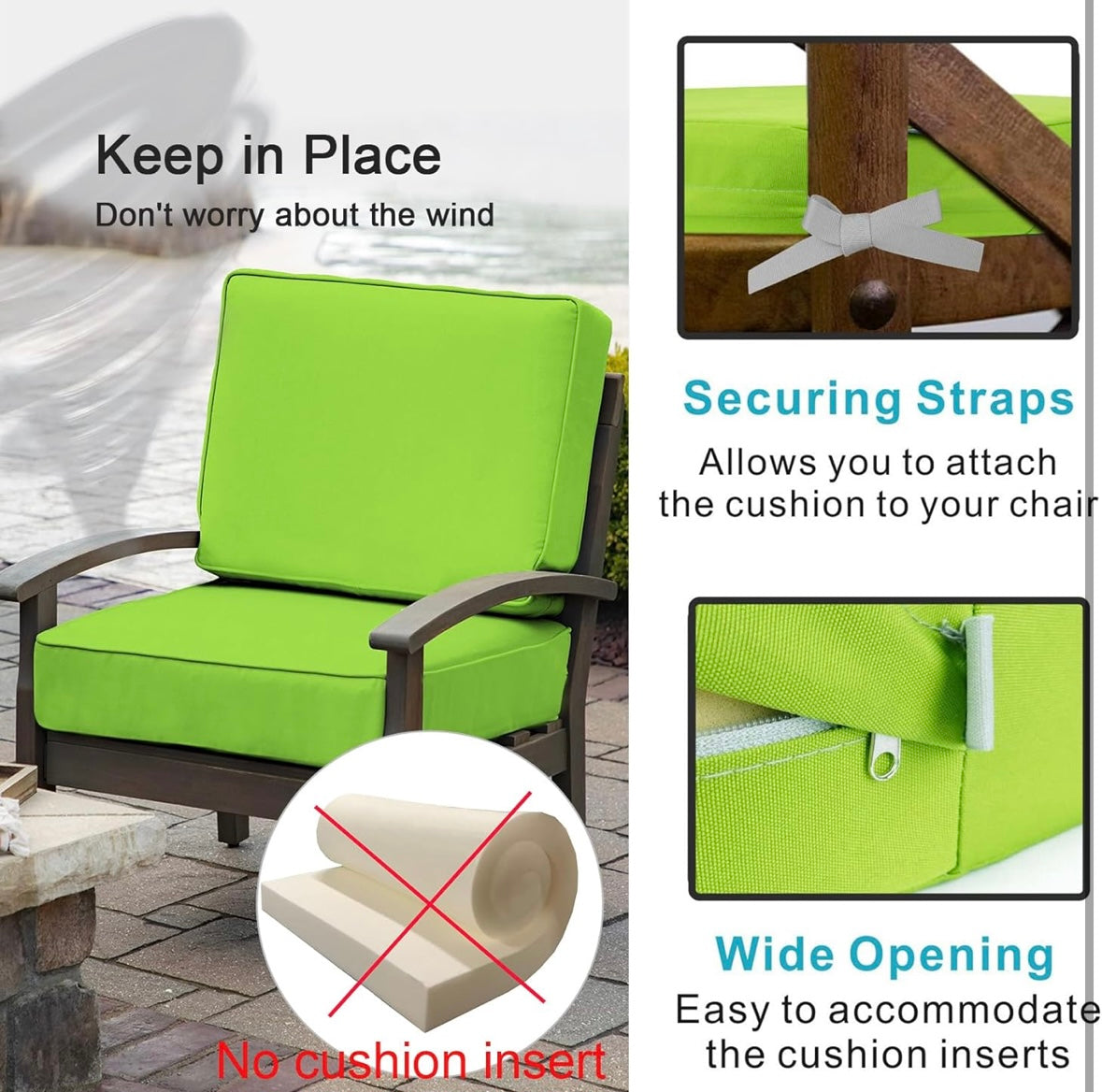 NettyPro Patio Cushion Covers