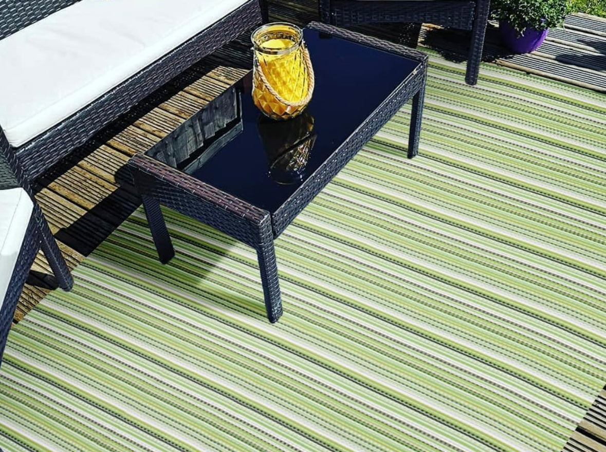 Wefavor Reversible Straw Rug