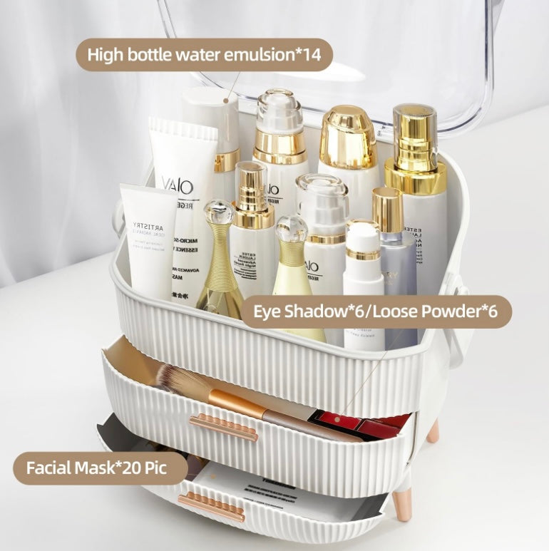 Retail Le$$ - White makeup organizer