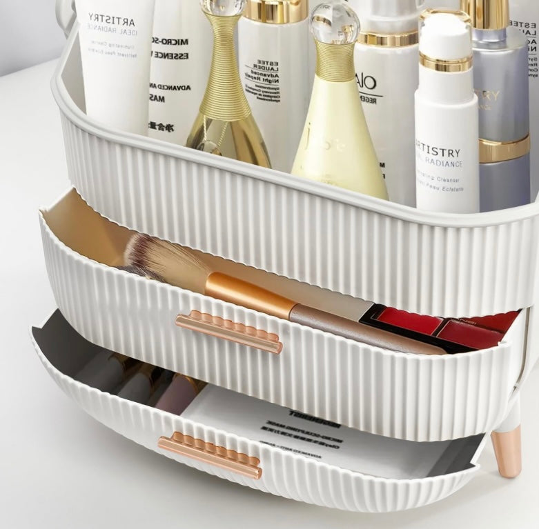 Retail Le$$ - White makeup organizer