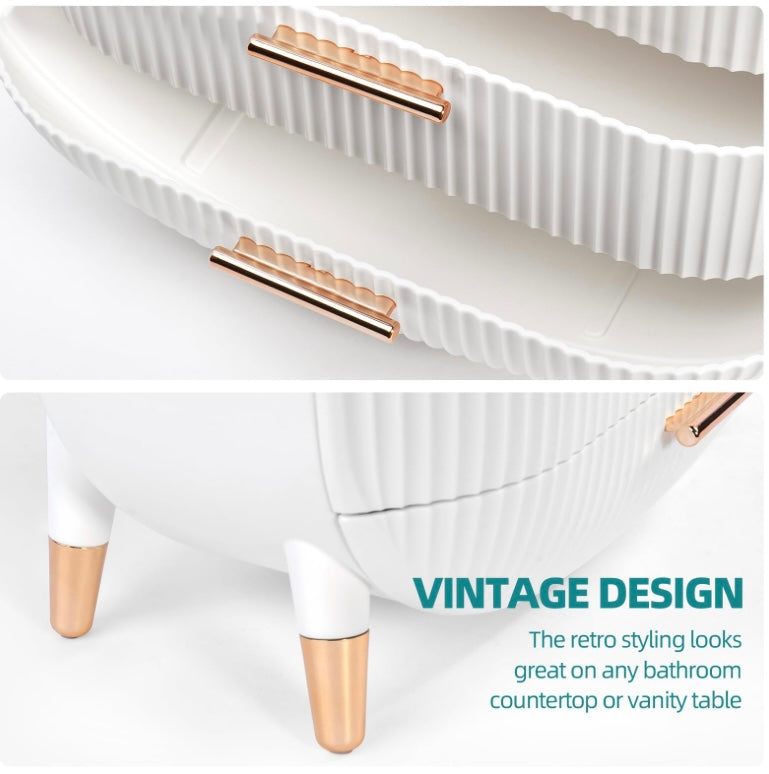 Retail Le$$ - White makeup organizer