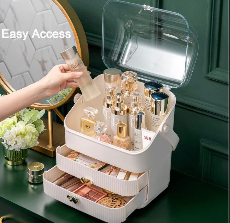 Retail Le$$ - White makeup organizer