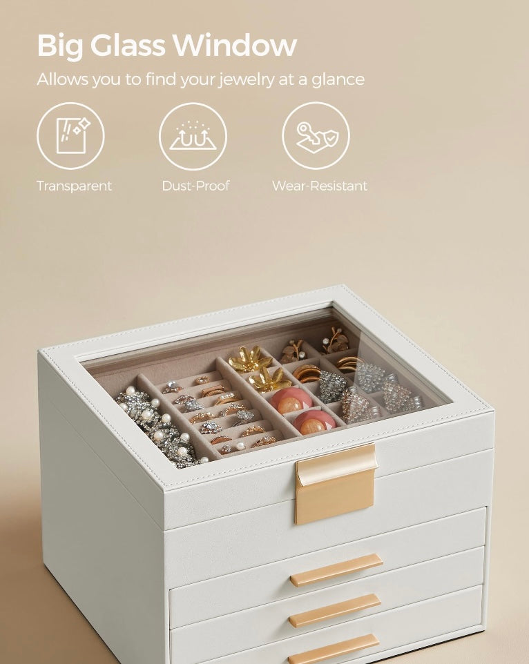 3 Drawer Jewelry Box