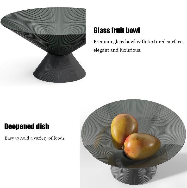 Glass Fruit Bowl