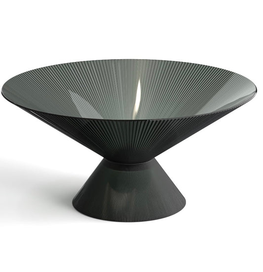 Retail Le$$ - Black glass fruit bowl
