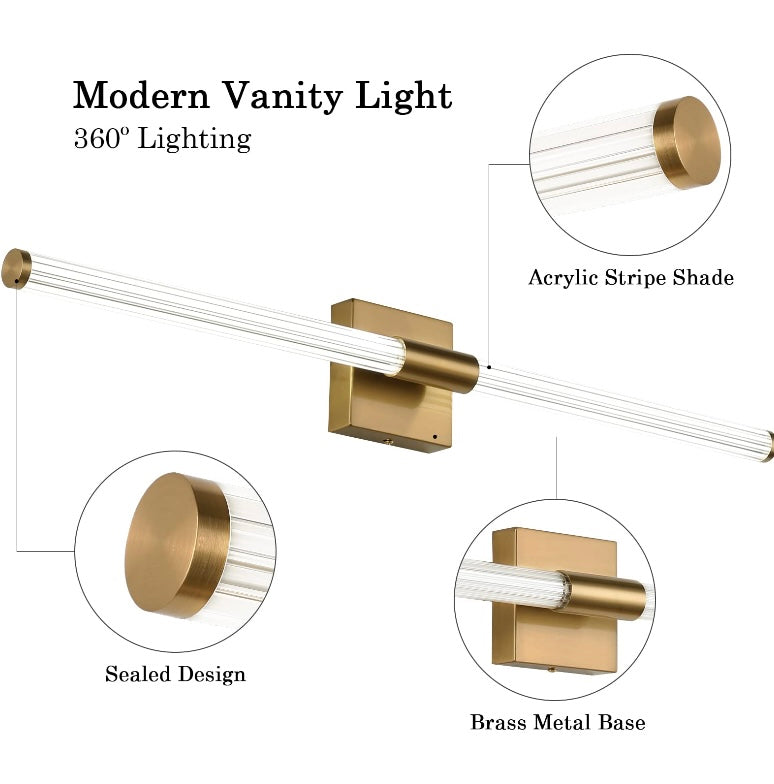 Brass Vanity Light