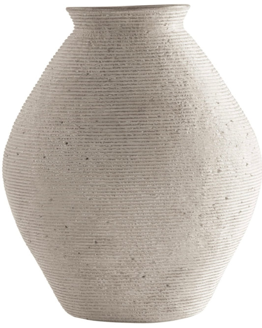 Retail Le$$ - Beige polyresin vase