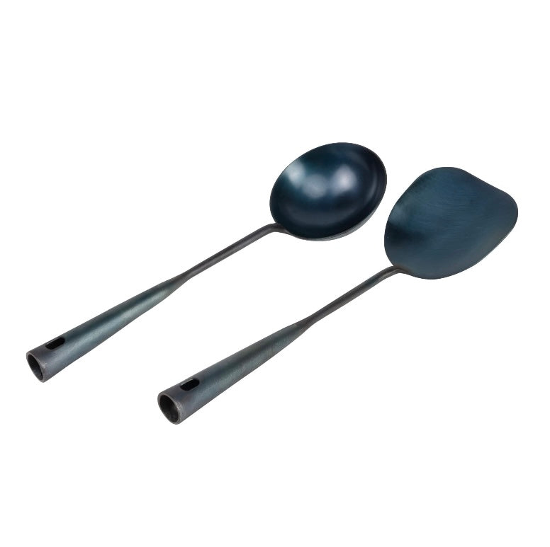 Retail Le$$ - Black 2 pc wok utensil set