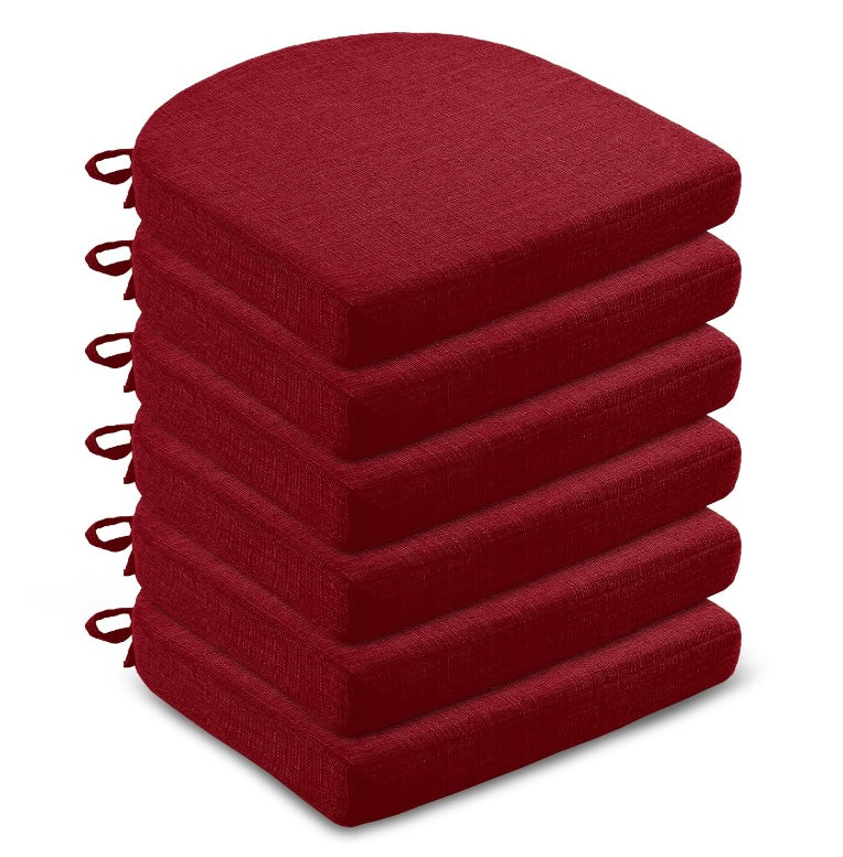 Retail Le$$ - Red 6 pk chair cushions